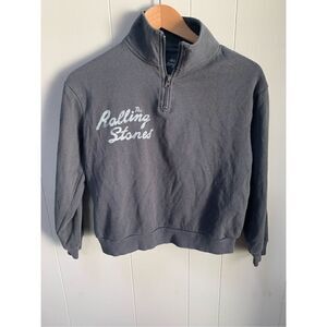 The Rolling Stones Women’s  1/4 zip Sweater XS
